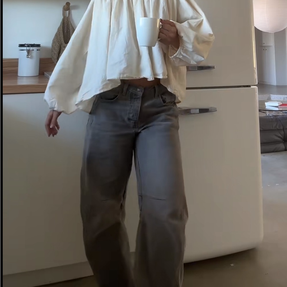 Free people barrel jeans